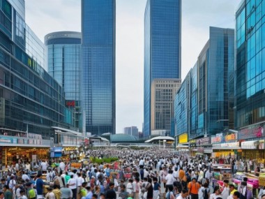 宁波国际商贸城，经济新引擎，商海新气象